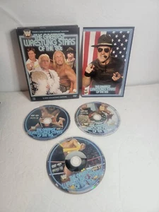 WWE GREATEST STARS OF THE 80s Wrestling 3-Disc DVD Set Hulk Hogan/Snuka WWF - Picture 1 of 2