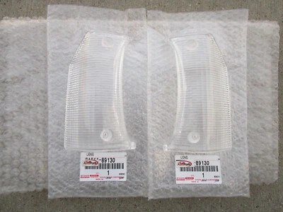 82 - 83 TOYOTA HILUX DELANTERO IZQUIERDO + DERECHO INTERMITENTE LATERAL LUZ ESQUINA LENTE CUBIERTA NUEVO Foto 1 de 4