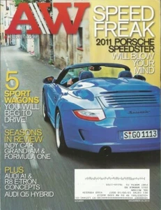 AUTOWEEK 2010 DEC 20 - SPEEDSTER, SPORT WAGONS, AUDI A1, R8 E-TRON & Q5 HYBRID - Picture 1 of 1