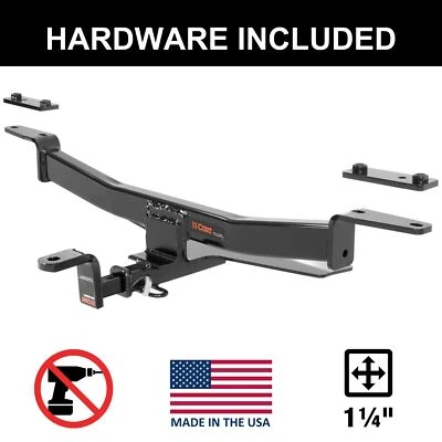 CURT 2012-2016 Audi A6 All Class 1 Trailer Hitch, 1-1/4" Ball Mount — 第 1/4 张图片