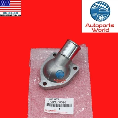 CARCASA TERMOSTATO REFRIGERANTE ORIGINAL TOYOTA 4RUNNER TUNDRA GX470 16321-50020 Foto 1 de 3