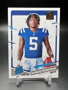 2023 Donruss ANTHONY RICHARDSON RC Canvas Portrait Rated Rookie #2 Colts - Picture 1 of 4