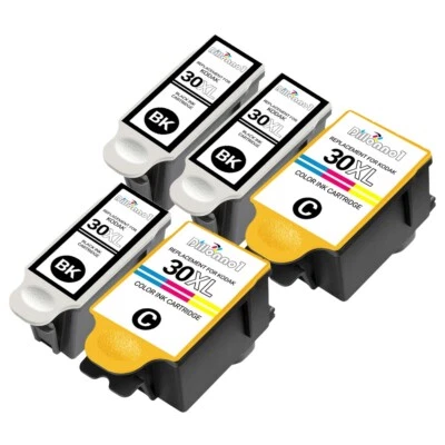 5PK For Kodak 30XL Black & Color Ink Cartridges For ESP Office 2150 2170 - Image 1 of 4