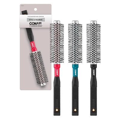 Conair Style & Volumize Metal round Hair Brush - Blow Drying Brush - Hairbrush f - Image 1 of 4
