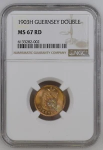 Guernsey 1903H Double NGC MS-67RD! Top Pop! - Picture 1 of 4