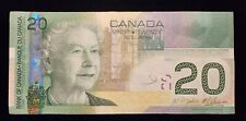 2004 Banknote - Canada $20 Twenty Dollar Paper Money Serial #999