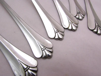 Oneida Community Stainless Royal Flute 10 piece serving set - Image 1 of 3