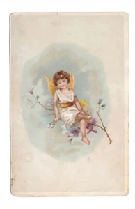 Royal Yeast Trade Card 1800's Angel Perched on a Tree Branch, Colletible Card - Picture 1 of 2