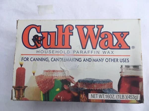 Gulf Wax Household Paraffin Wax. 16 Ounce Package. For Canning, Candle Making. - Picture 1 of 1