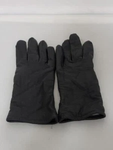 GLOVES, UNISEX, BLACK, LEATHER, DRESS    SIZE: 6, NSN: 8440-01-161-7129 #34u - Picture 1 of 3