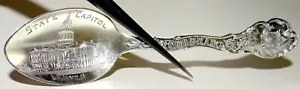 State Capitol Building Denver Colorado 4" Sterling Souvenir Spoon - Picture 1 of 3