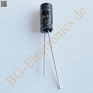 50 x 22µF 22uF 63V 105° RM2 Elko Kondensator Capacitor Rad Samwha E-Cap 50pcs - Picture 1 of 1