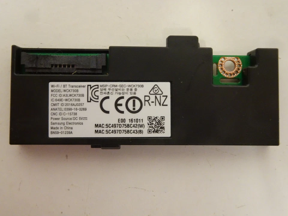 Samsung UN65KS9500 UN55KS9000 Red Wi-Fi Cliente WLAN (WCK730B) BN59-01239A Foto 1 de 1