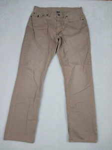 Polo Ralph Lauren Hose 650 Straight Fit 34x32 Khaki Hellbraun Chino Baumwolle - Bild 1 von 12