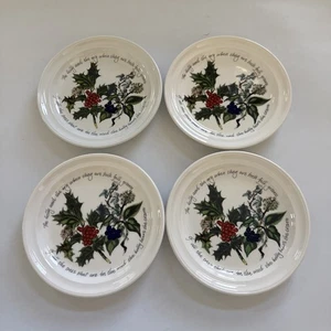 Portmeirion "The Holly and The Ivy" 8.5" Salad Plates Set of 4 Serving Dish READ - Picture 1 of 11