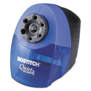 Bostitch QuietSharp 6 Classroom Electric Pencil Sharpener Blue EPS10HC - Picture 1 of 9