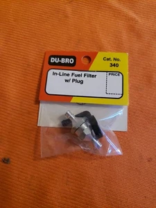 Du-Bro products - In-line Fuel Filter W/plug - Part No 340 - JT25 - Picture 1 of 5