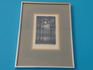 JONATHAN TALBOT ORIGINAL RADIERUNG "NOCTURNE" gerahmt 32/50 signiert TOP ZUSTAND - Bild 1 von 13