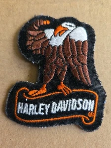 Standing Eagle Harley Davidson Motorcycle Embroidered CREST Licensed - Picture 1 of 3