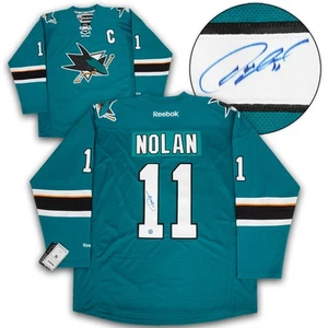 Owen Nolan San Jose Sharks Autographed Reebok Jersey - Picture 1 of 2