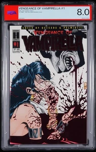 VENGEANCE OF VAMPIRELLA #1 - ABRIL 1994 - PRIMERA IMPRESIÓN LÁMINA ROJA - PSA 8.0 - Imagen 1 de 2