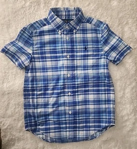 Ralph Lauren Polo Performance Boys Size 7 Short Sleeve Button Shirt - Picture 1 of 6