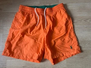 Pantalones Cortos Polo de Natación Ralph Lauren Para Hombre Malla Naranja Talla Mediana - Imagen 1 de 8