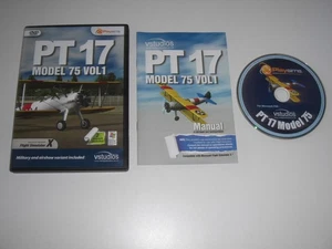 PT 17 Model 75 Vol 1 Pc DVD Rom PT17 Add-On Microsoft Flight Simulator Sim X FSX - Picture 1 of 1