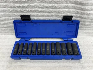 Cornwell tools Blue Power  13pc Metric Deep Impact Socket Set 3/8 Drive CBPI2LM - Bild 1 von 9