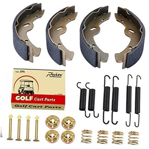 EZGO Brake Shoes Pads and Spring Kit Compatible with1996-Up - Picture 1 of 8