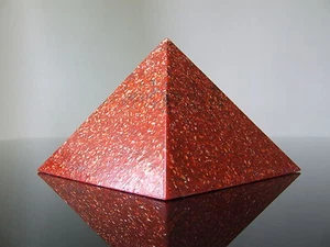 Grande 12x9cm Orgone Amore Spirituale Accettazione Cuore Guarigione Piramide Quarzo Rosa - Foto 1 di 1