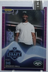 💥BREECE HALL ROOKIE 2022💥PANINI INSTANT DRAFT NIGHT ROOKIE💥RC LE #2/25🔥🔥 - Picture 1 of 2