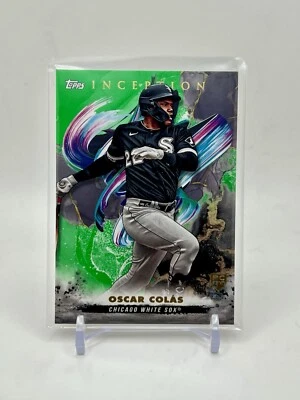 2023 Topps Inception - Green #120 Oscar Colas (RC) - Image 1 of 2