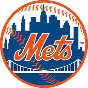 New York Mets Large Cornhole Decal 12 inch Window Bumper Sticker indoor/outdoor - Picture 1 of 1