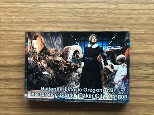Nat. Oregon Trail fridge Interpretive Center Attraction VTG Plexiglass Covered - Picture 1 of 2