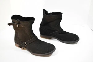 Women's ZIGI GIRL 'Chilly' Black Suede Urban Boots Sz 9.5 M NWOT - Picture 1 of 10