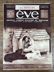 (Mode) EVE Journal Feminin illustré (Septembre 1934) MISTINGUETT A LA CAMPAGNE - Picture 1 of 4