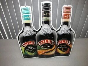 BAR SIGN Bailey's Irish Cream Liqueur tin bottles RARE - Picture 1 of 18