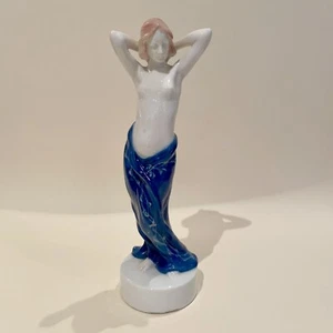 Art Deco Rosenthal Porcelain Figure of Naked Woman 1940s Beautiful - Picture 1 of 6