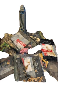 NANOBLOCK LOT 8 OZ Chrysler Building, Giraffe, Flamingo 4 Loose Bag & Alpaca NIP - Picture 1 of 17