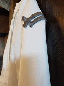 William Rast military blazer jacket small cream offwhite NWOT - Picture 1 of 6