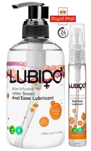 Anal Lube Relaxing Water based Lubricant Soothing Lubido Bum Sex Super Slik Gel - Picture 1 of 21