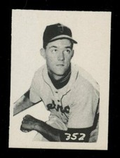 1955 All American Sports Club #352 Billy Hoeft Tigers Hand Cut LOOK!