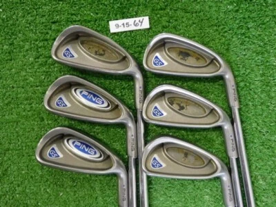 Ping G5 Irons 4-9 (No W Wedge) CS Lite Stiff Steel Purple Dot 1.5* Flat +1" - Image 1 of 4