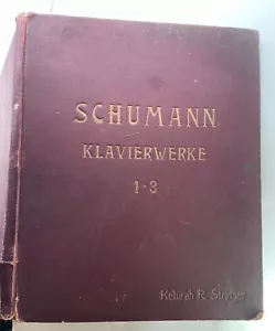 Robert Schumann's Klavierwerke Clavierwerke Band 1-3 - 1880 - Picture 1 of 8