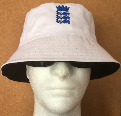 ENGLAND 3 LIONS SUN HAT BUCKET ASHES SUMMER FOOTBALL EUROS WORLD CUP CRICKET
