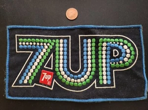 7up Seven-Up Soda Vintage Delivery Driver Uniform Back Patch VG+ Condition - Picture 1 of 1
