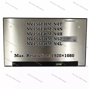 NV156FHM-N4T fit NV156FHM-N4N NV156FHM-N4H NV156FHM-N52 NV156FHM-N4L FHD LCD IPS - Picture 1 of 1