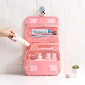 3-in-1 Portable Travel Toiletry Bag - Waterproof & Stylish - Picture 1 of 8
