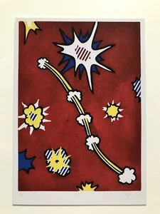 ROY LICHTENSTEIN , promotional card, Shapero Modern gallery. - Picture 1 of 2